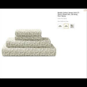 CaliKing Jersey Sheets (Brand New)